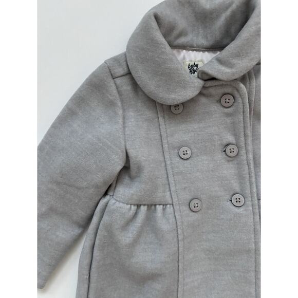 New Osh Kosh Gray Pea Coat - Picture 2 of 7